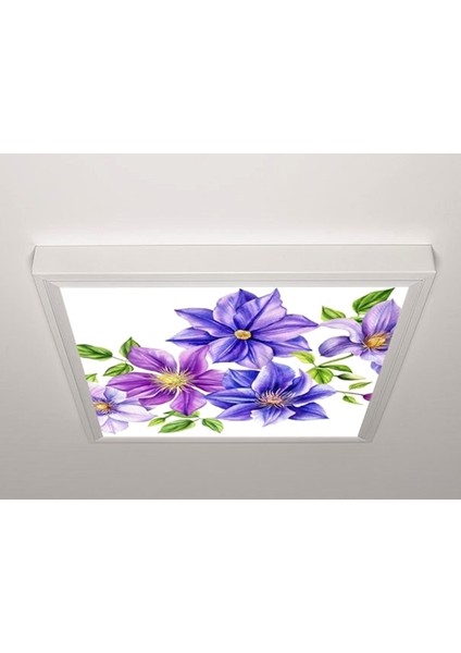 60X60 LED Panel Aydınlatma Armatür Avize Sıva Üstü Desenli Tekli 46510709SU