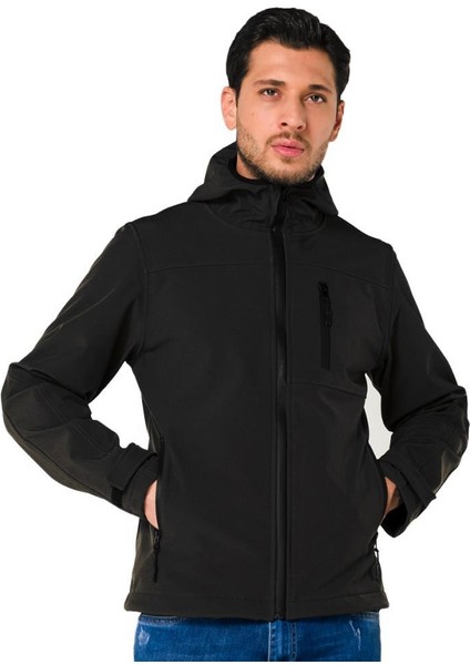 , Softshell Mont, Siyah -91E2550- Su İtici,Rüzgar Geçirmez fiyatları