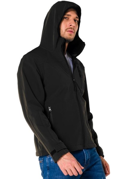 , Softshell Mont, Siyah -91E2550- Su İtici,Rüzgar Geçirmez modelleri