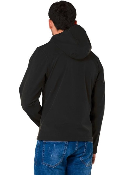 , Softshell Mont, Siyah -91E2550- Su İtici,Rüzgar Geçirmez fırsatları