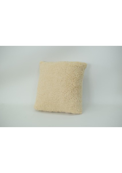 Dekoratif Kuzu Peluş & Polar Kırlent Kılıfı 45X45 cm 15172