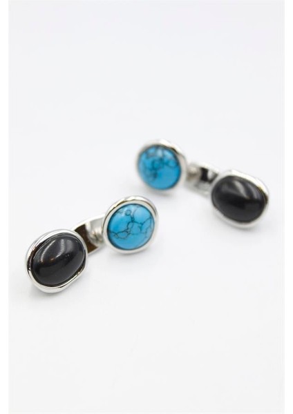 Taşlı Küpe - Gümüş