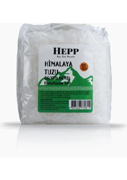 Ekoloji Market Hepp Himalaya Tuzu Öğütülmemiş 500GR