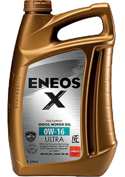 Eneos X 0w16 Ultra 4 Litre Motor Yağı ( Üretim Yılı: 2022 )