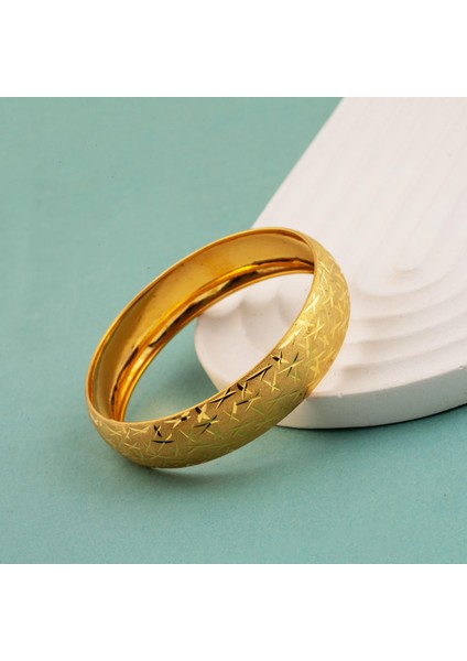 14 Ayar Kalem Desenli Kumlu Altın Bilezik modelleri