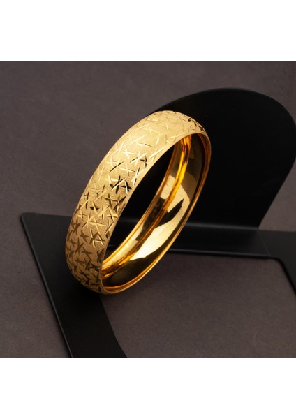 14 Ayar Kalem Desenli Kumlu Altın Bilezik fırsatları