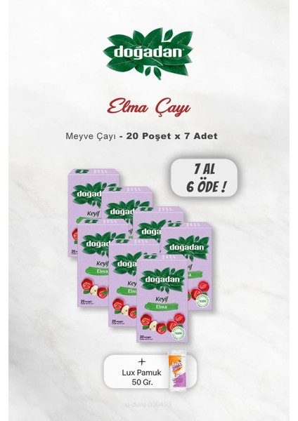 7'li Elma Çayı 20'li + Pamuk