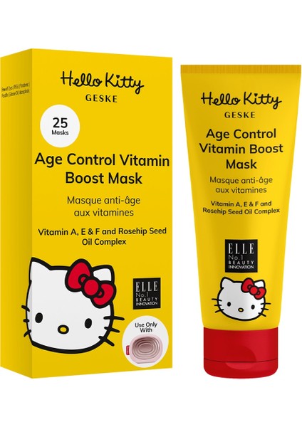 Age Control Vitamin Boost Mask-Oval (Anti-Age Vitamin Kompleks Içeren Maske)