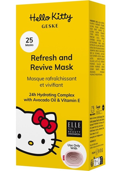 Refresh And Revive Mask-Oval (Canlandırıcı Ve Yeni̇leyi̇ci̇ Maske)