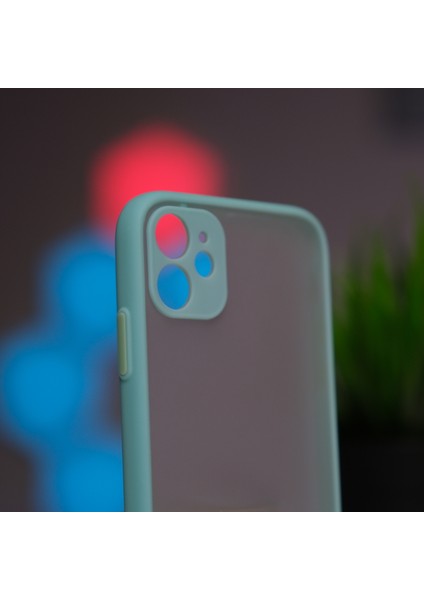 Lux Apple iPhone 11 Turkuaz Uzun Ömürlü Yumuşak Silikon Kılıf