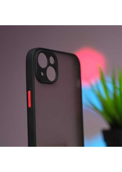 Lux Apple iPhone 15 Plus Siyah Uzun Ömürlü Yumuşak Silikon Kılıf