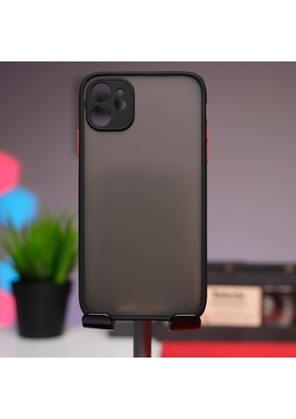 Lux Apple iPhone 11 Siyah Uzun Ömürlü Yumuşak Silikon Kılıf