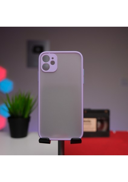 Lux Apple iPhone 11 Lila Uzun Ömürlü Yumuşak Silikon Kılıf