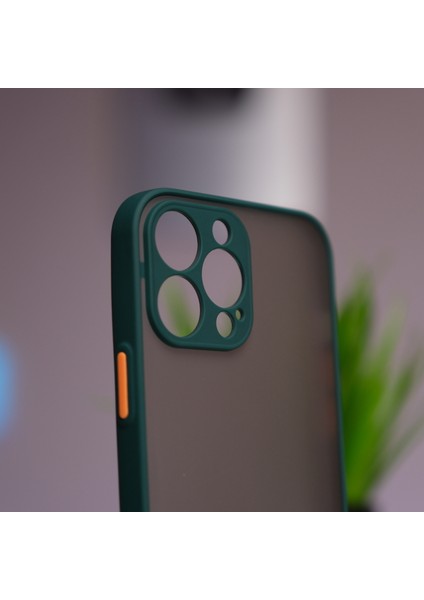 Lara By Afk Lux Apple iPhone 11 Pro Max Koyu Yeşil Uzun Ömürlü Yumuşak  Silikon Kılıf