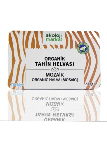 Organik Tahin Helvası (Mozaik) 200GR.