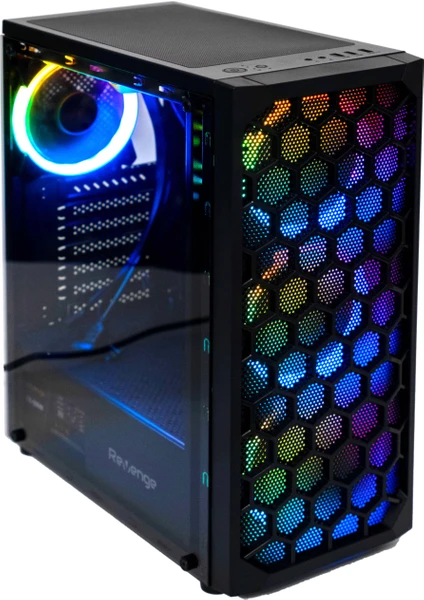 X-Drive 4 Adet Rgb Fanlı Mesh Panel Gaming Oyuncu Kasası (Psu Yok)