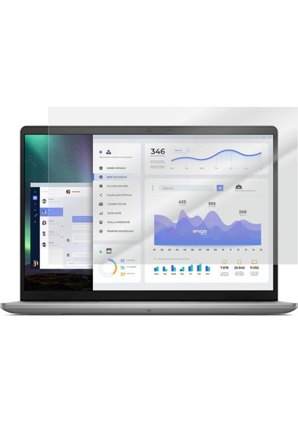Dell Vostro 14 3440 14 Inç Mat Ekran Koruyucu Şeffaf