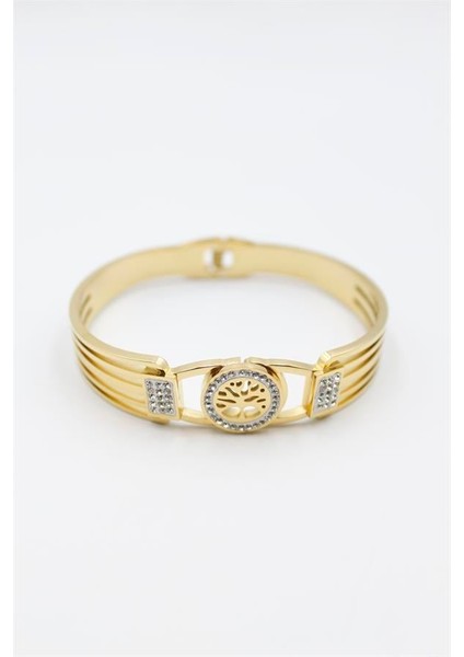 Hayat Ağacı Bileklik - Altın