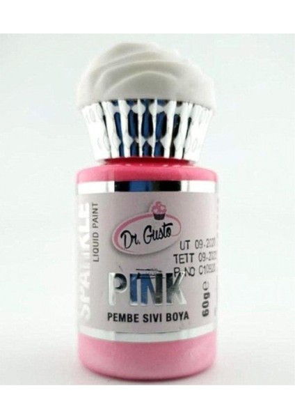 Metalik Sıvı Boya Pembe 60 gr