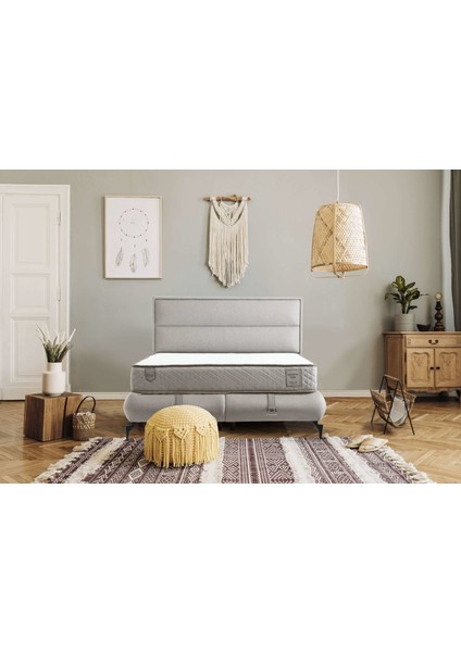 Iola Bedding Fresh Baza Başlık Yatak Seti 90X190