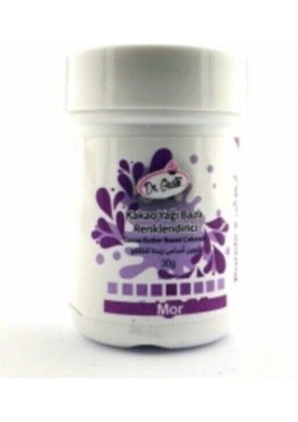 Kakao Yağı Bazlı Mor Çikolata Boyası 30 gr