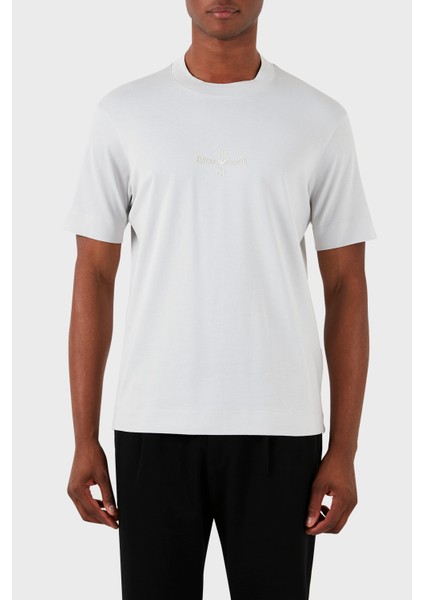 Pamuklu Regular Fit Bisiklet Yaka T Shirt Erkek T Shirt 3D1TH3 1jocz 06I0