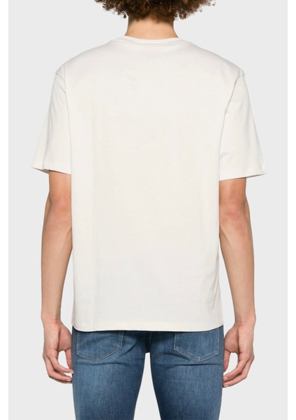 Logolu Bisiklet Yaka Pamuklu Regular Fit T Shirt Erkek T Shirt 50504926 121