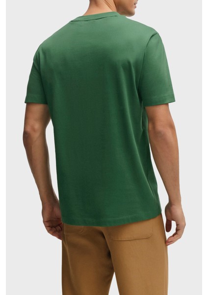 Logo Baskılı Pamuklu Bisiklet Yaka Regular Fit Jarse T Shirt Erkek T Shirt 50495742 348 fırsatları