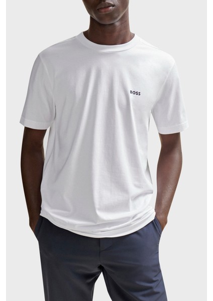 Streç Pamuklu Bisiklet Yaka Regular Fit T Shirt Erkek T Shirt 50506373 100