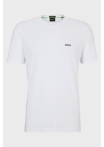 Streç Pamuklu Bisiklet Yaka Regular Fit T Shirt Erkek T Shirt 50506373 100 indirimleri