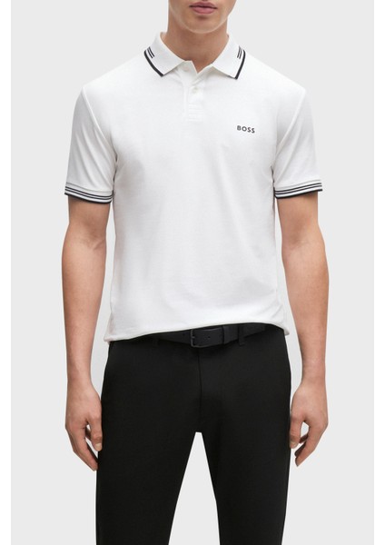 Streç Pamuklu Slim Fit Polo Yaka T Shirt Erkek Polo Yaka T Shirt 50506193 100