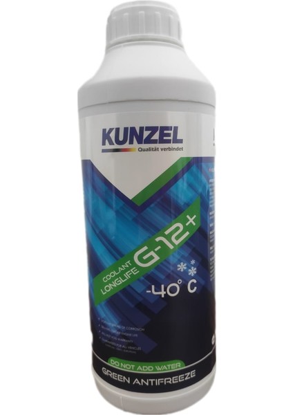 Antifriz G12+ Organik Konsantre - 40 Derece Yeşil /green 1,5 Litre