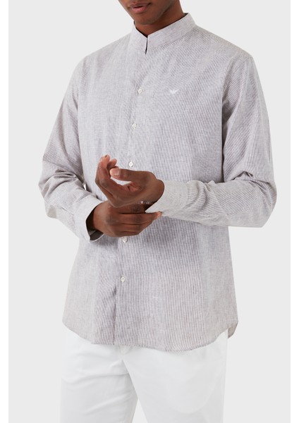 Keten Karışımlı Regular Fit Gömlek Erkek Gömlek E31CM3 F1312 440 fırsatları