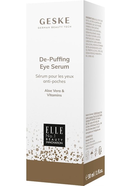 De-Puffing Eye Serum (Göz Çevresi Serumu)