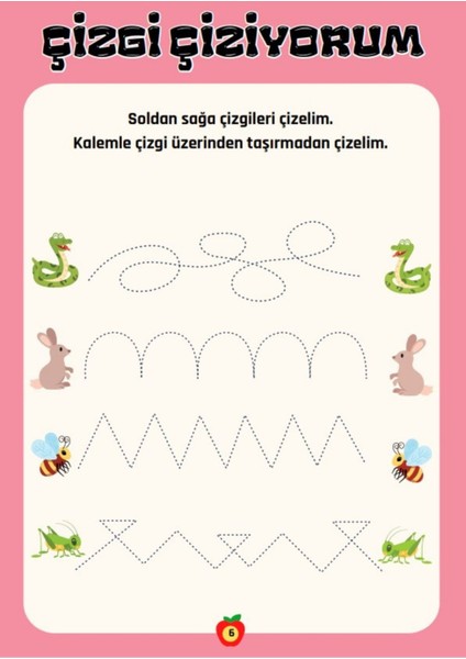 Çizgi Çiziyorum Yaz-Sil Kitabı modelleri