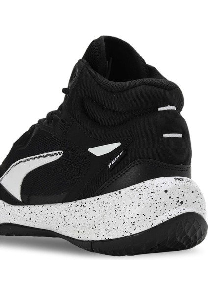 Playmaker Black Erkek Pro Mid Splatter Siyah Günlük Spor Ayakkabı