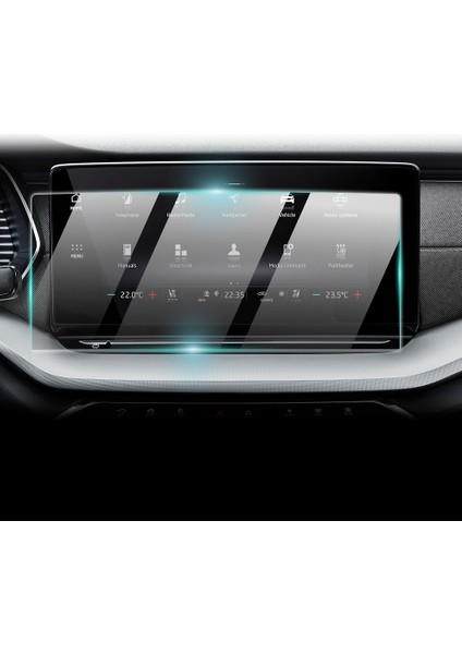 Skoda 2023 Octavia 10 Inch Navigation Için 9h Nano Ipg Proactive Ekran Koruyucu, Pürüzsüz Cam Bitiş, Duyarlı Dokunmatik Hassasiyet, Darbeye Dayanıklı