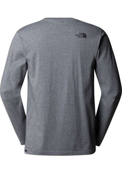 M L/s Sımple Dome Tee Erkek Shirt NF0A87QNDYY1