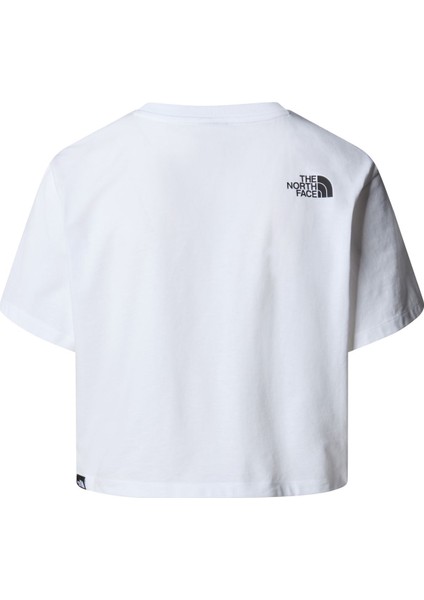 W Sımple Dome Cropped Slım Tee Bayan T-Shirt NF0A87U4FN41 fiyatları