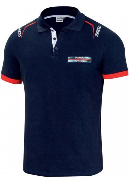 Martini Racing Polo Embroıderıes Lacivert T-Shirt S Beden