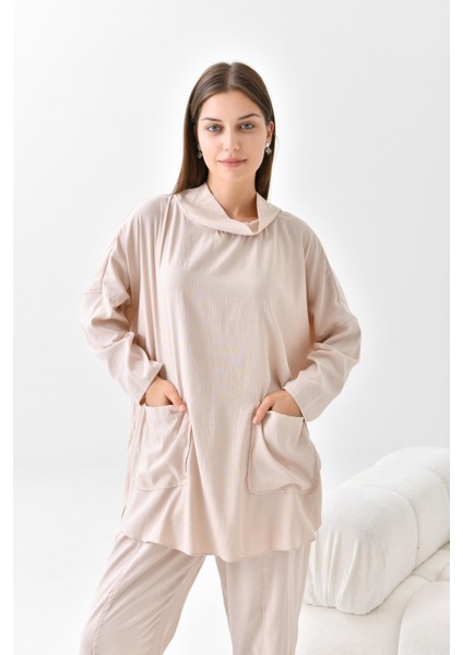 Ftz Women Kadın Takım Beige modelleri