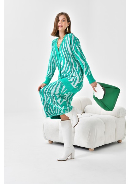 Ftz Women Kadın Zebra Desenli Ikili Takım Benetton