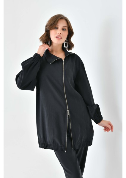 Kadın Modal Pantolonlu Takım Siyah fırsatları