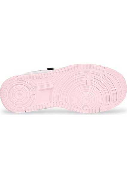 1608 Anatomik Tabanlı Çocuk Sneakers Ayakkabı - NKT01608-SIYAH Pembe-31