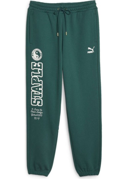 Erkek Malachite Puma x Staple Sweatpants Yeşil Erkek Eşofman Altı