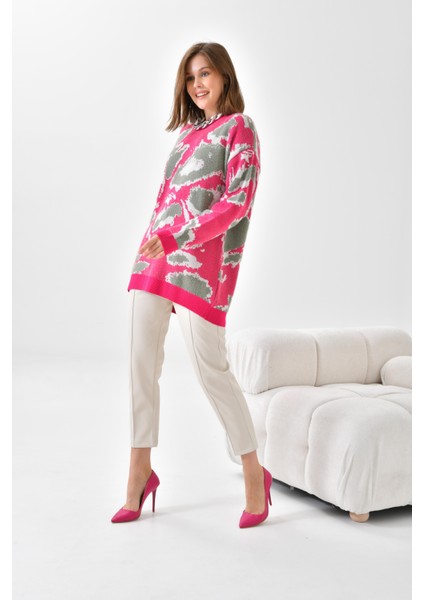 Ftz Women Kadın Triko Tunik Fuşya fiyatları
