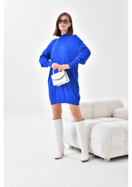 Kadın Basic Tunik Saks Mavi fiyatları