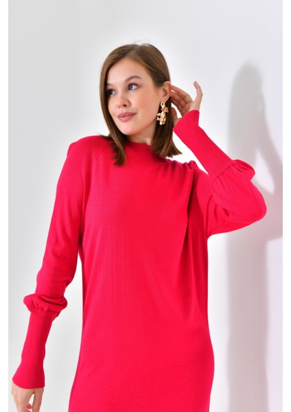 Ftz Women Kadın Düz Basic Tunik Fuşya indirimleri