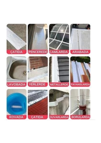 Yüksek Sıcaklık Dayanan Su Geçirmez Çatı Boru Duvar Çatlak Yapışkan Bant Folyo 5 mt x 10 cm fırsatları