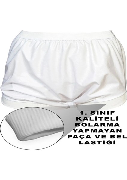 Yeni Nesil Yıkanabilir Sıvı Su Geçirmez Ribanalı Emici Mesane Slip Külodu